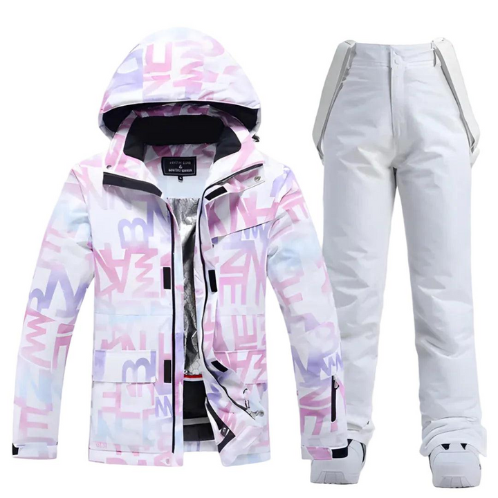 Damen Ski Set mit Kapuzenjacke und Hose-Women Outerwear-Alpenkind