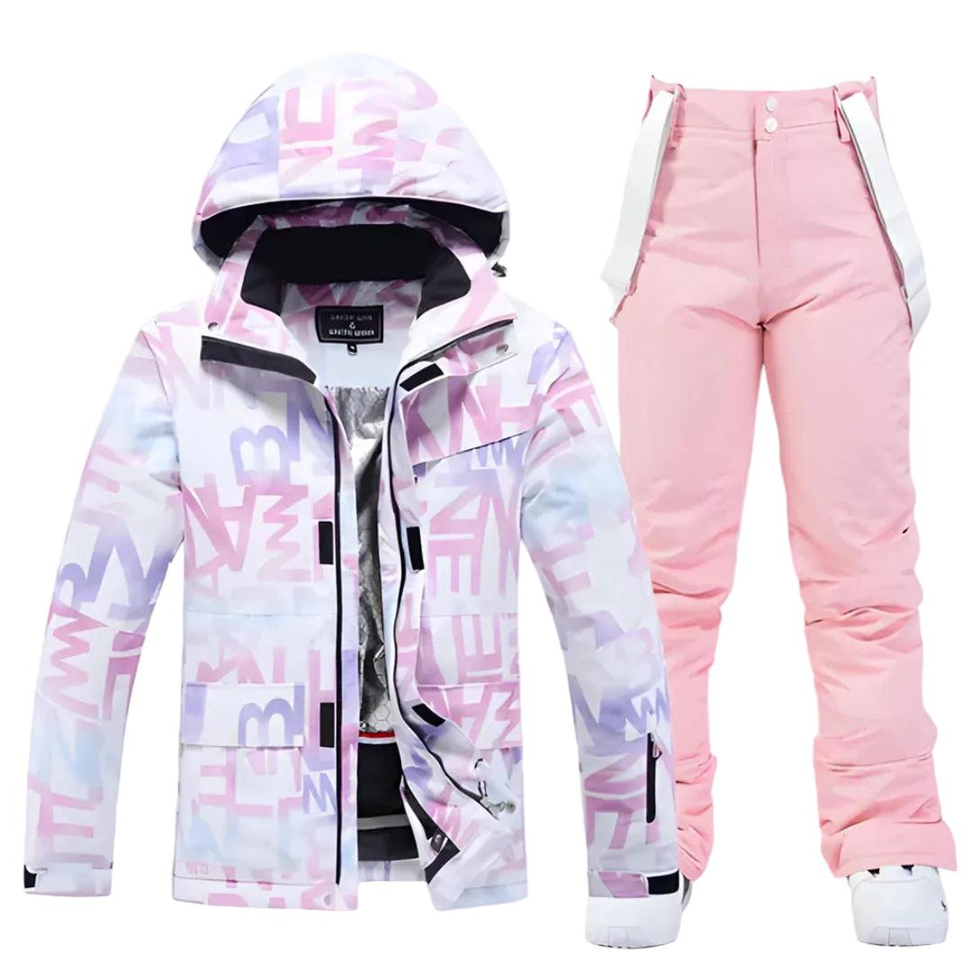 Damen Ski Set mit Kapuzenjacke und Hose-Women Outerwear-Alpenkind
