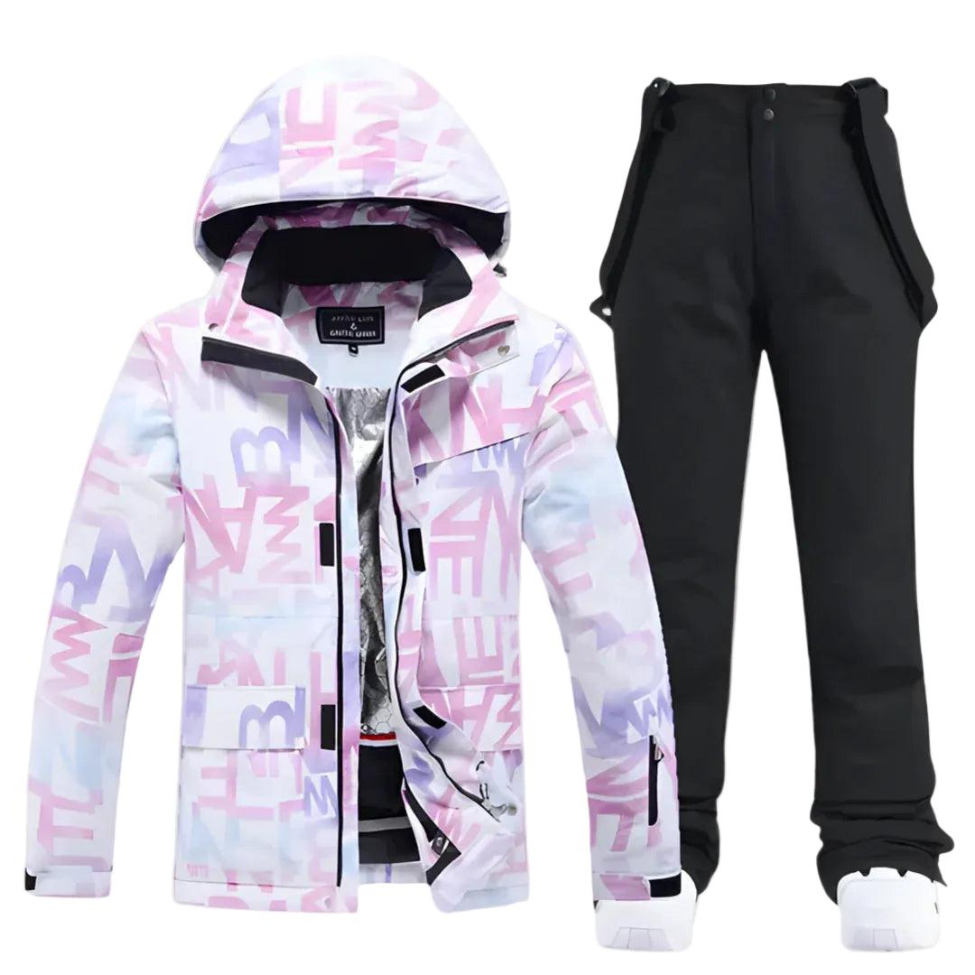 Damen Ski Set mit Kapuzenjacke und Hose-Women Outerwear-Alpenkind