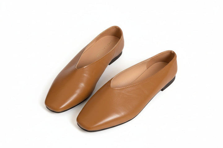 Damen Slipper mit Geschlossener Spitze und Flacher Sohle-Women Footwear-Alpenkind