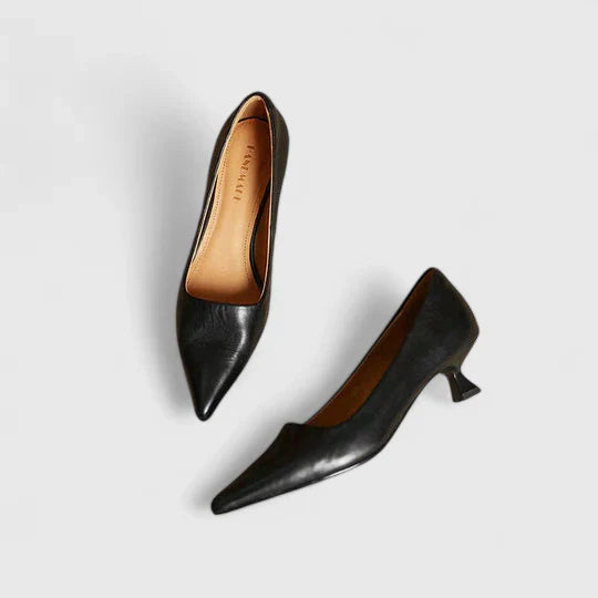 Damen Spitze Slip-On Pumps mit Niedrigem Absatz-Women Footwear-Alpenkind