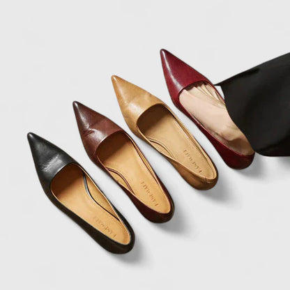 Damen Spitze Slip-On Pumps mit Niedrigem Absatz-Women Footwear-Alpenkind