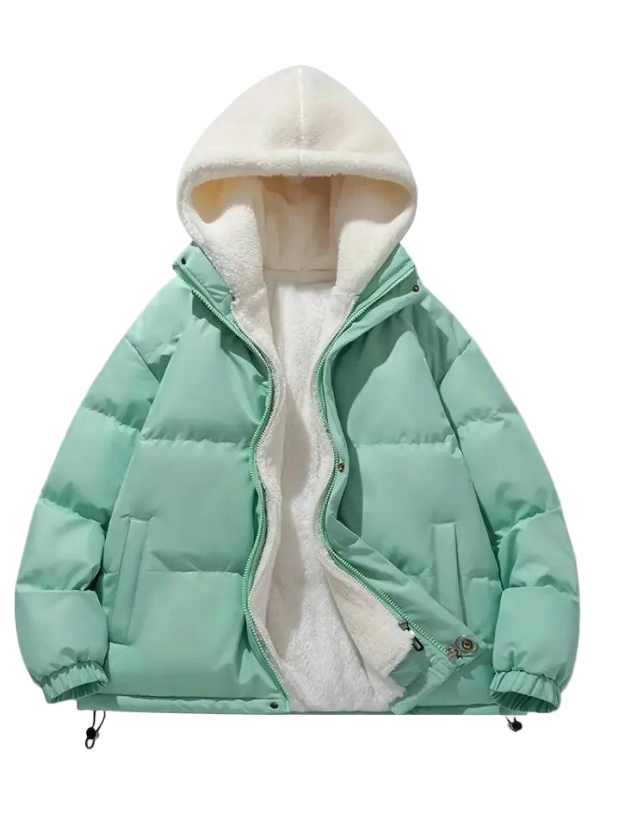 Damen Steppjacke mit Kapuze und Innenfutter-Women Outerwear-Alpenkind