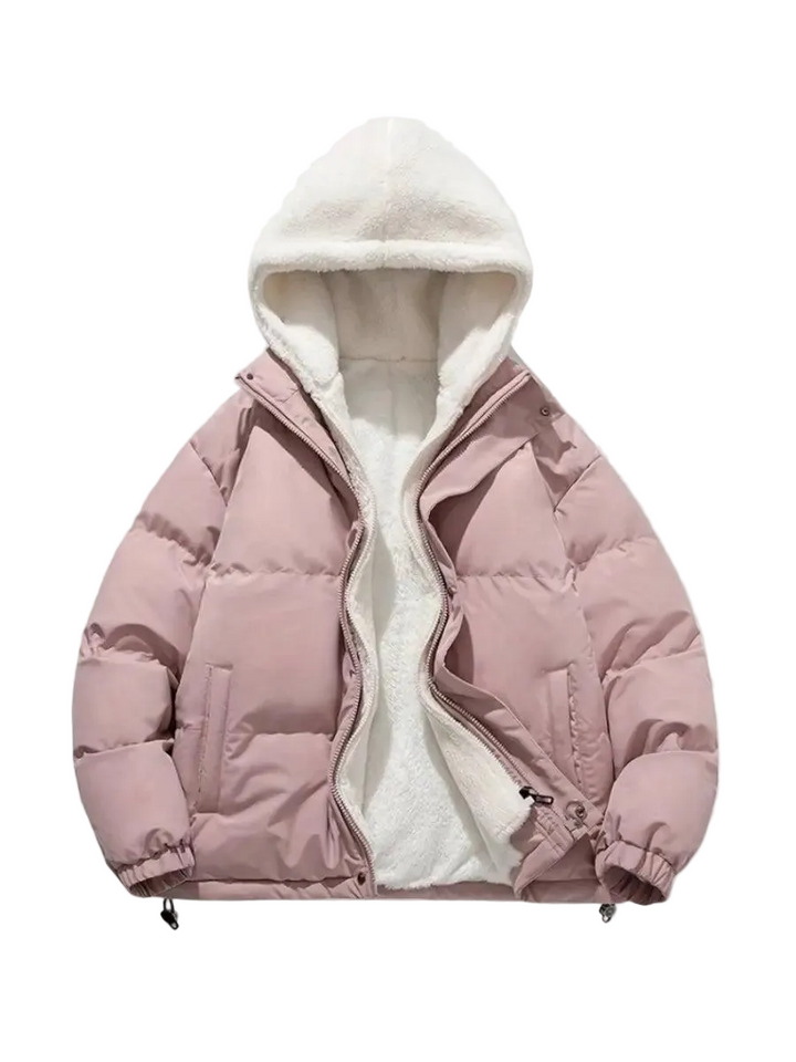 Damen Steppjacke mit Kapuze und Innenfutter-Women Outerwear-Alpenkind