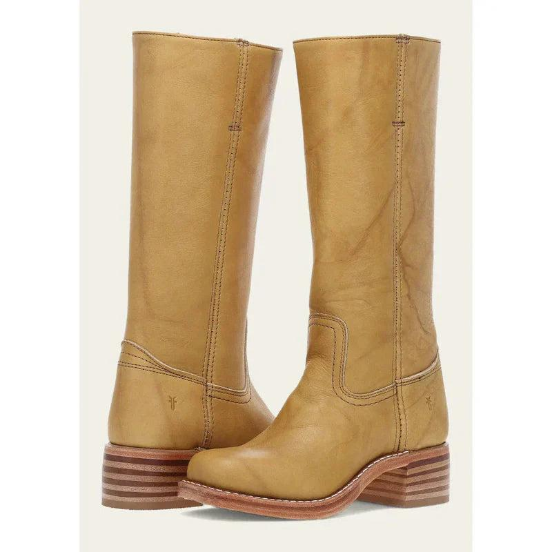 Damen Stiefel mit Mittelhohem Schaft und Blockabsatz-Women Footwear-Alpenkind