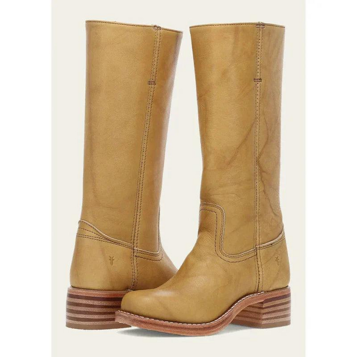Damen Stiefel mit Mittelhohem Schaft und Blockabsatz-Women Footwear-Alpenkind