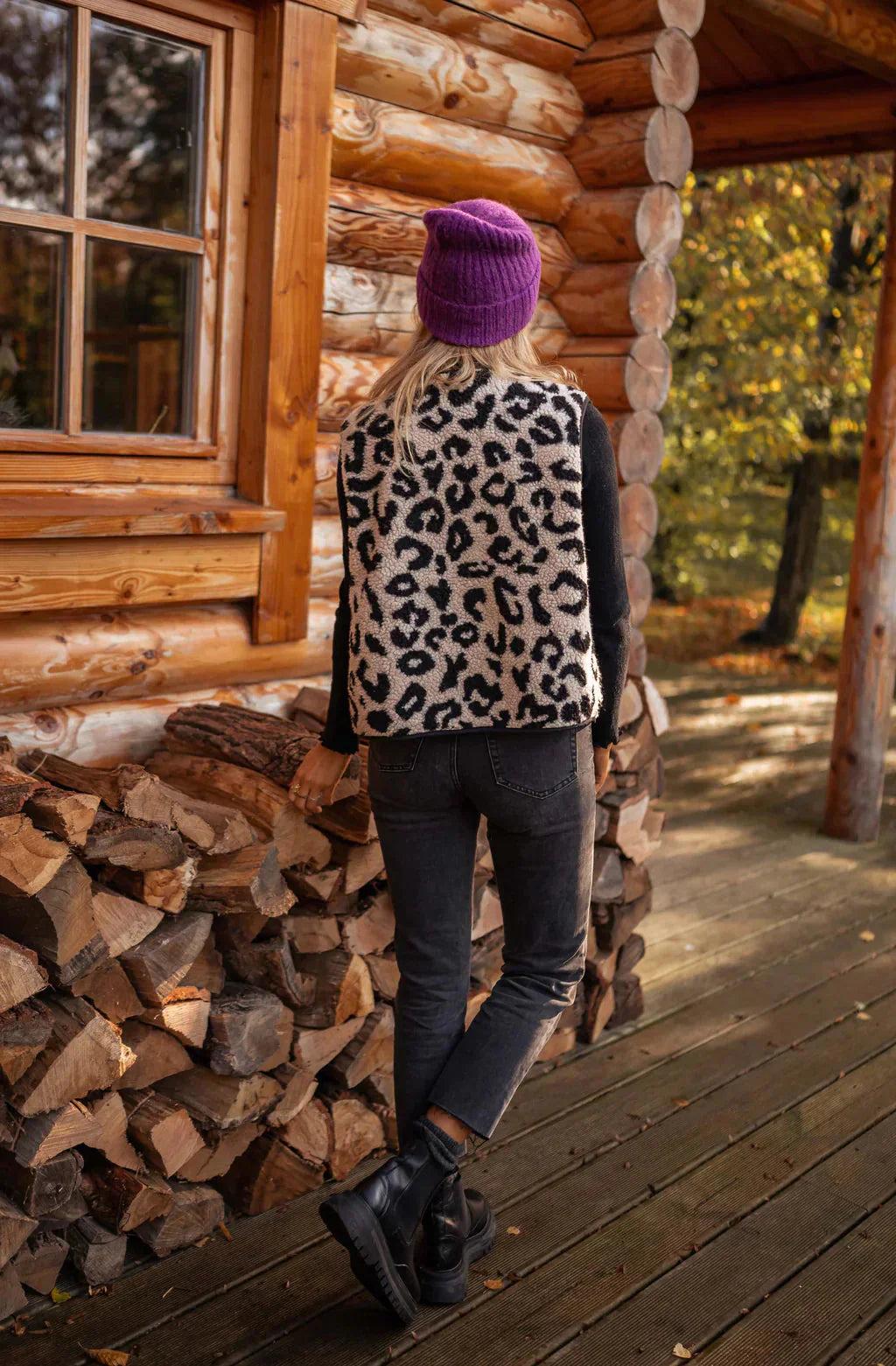 Damen Strickweste ohne Verschluss mit Muster-Women Outerwear-Alpenkind