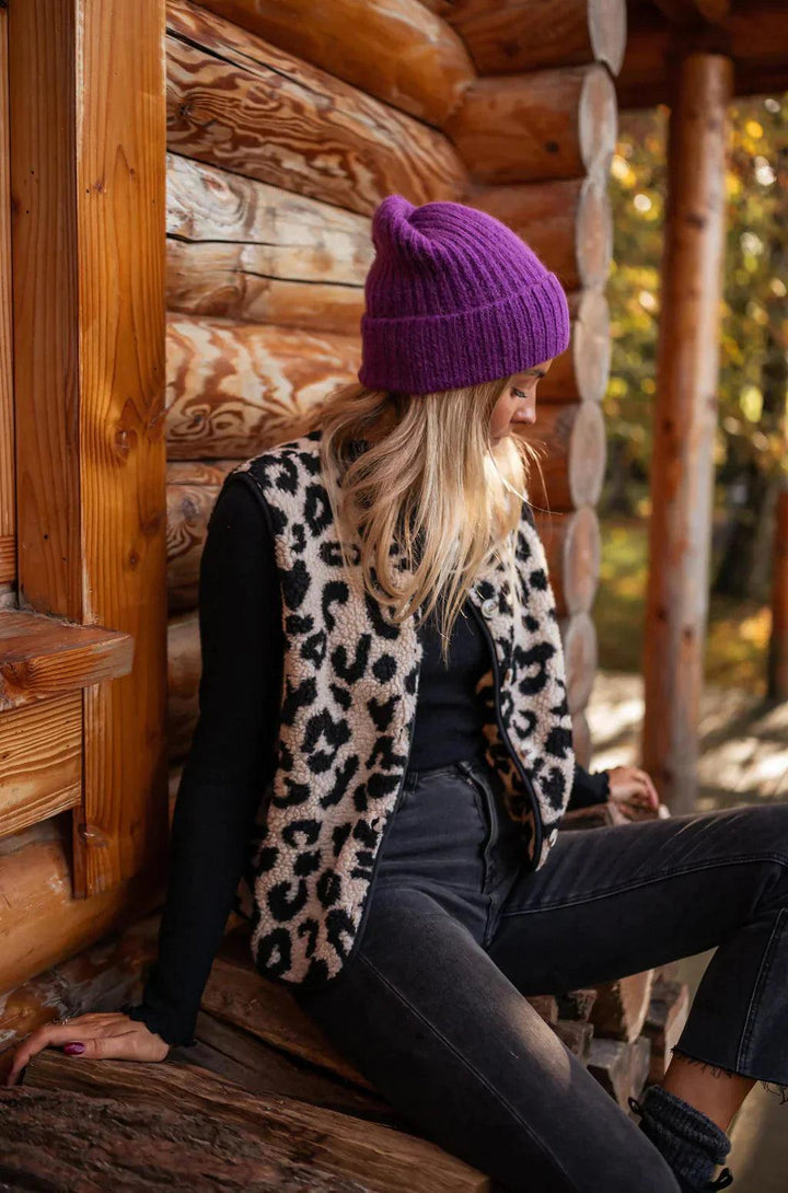 Damen Strickweste ohne Verschluss mit Muster-Women Outerwear-Alpenkind
