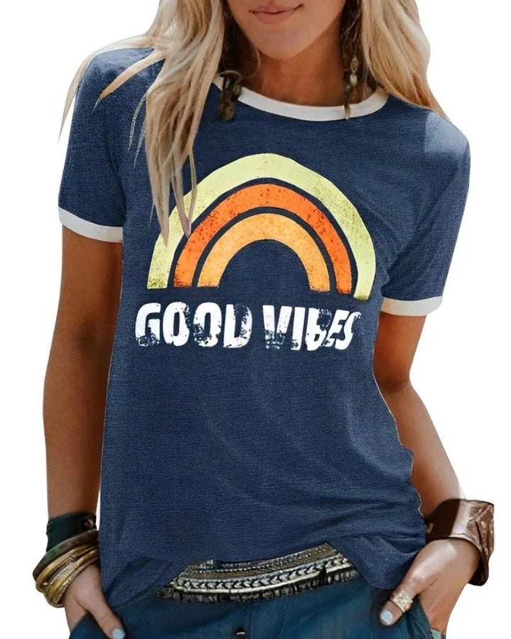 Damen T-Shirt mit Print | Sommer Kurzarm