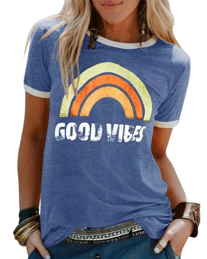Damen T-Shirt mit Print | Sommer Kurzarm