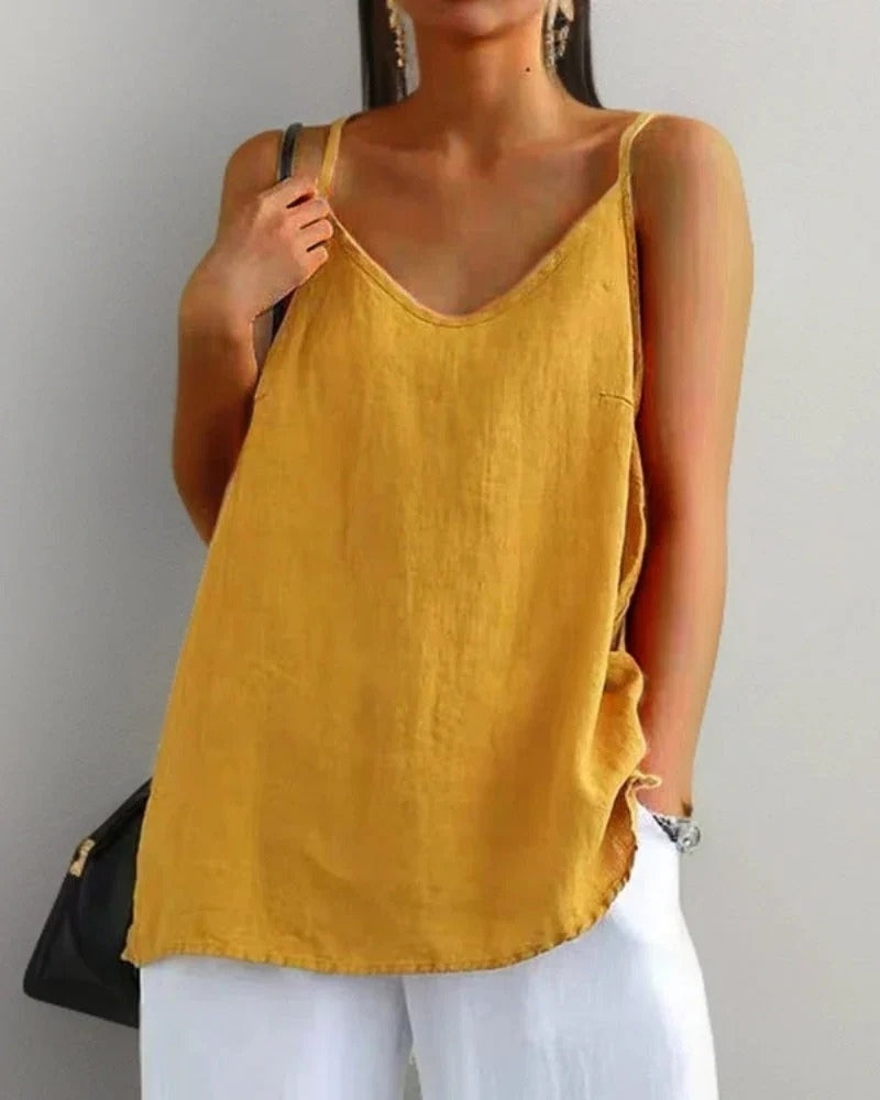 Damen Tank Top im Camisole Stil | Ärmellos