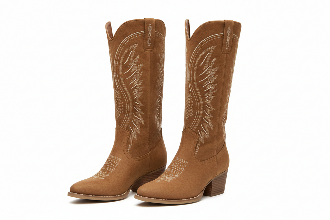 Damen Western Stiefel in Mid-Calf Höhe-Women Footwear-Alpenkind