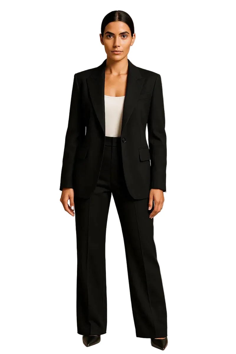 Damen Zweiteiler mit Blazer und weiter Hose-Women Set-Alpenkind