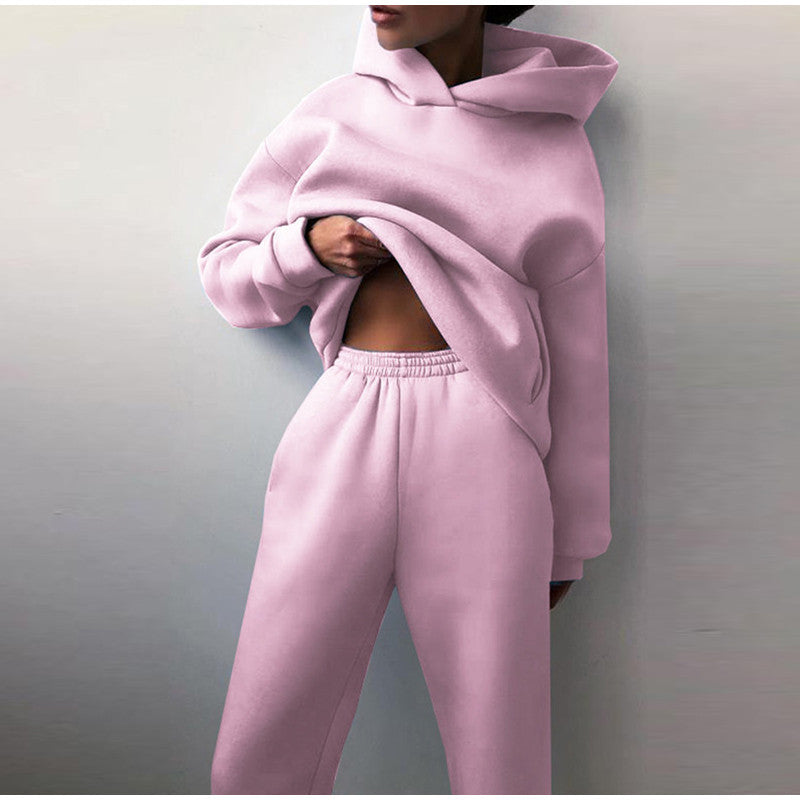Doris | Damen Streetstyle Hoodie- und Jogginghose-Set