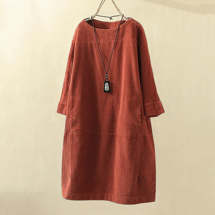 Ingrid – Effortless corduroy Dress for Women - Image 3