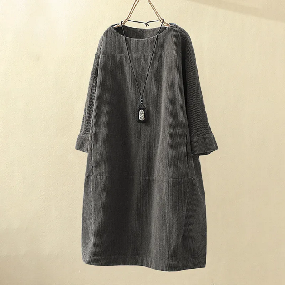 Ingrid – Effortless corduroy Dress for Women - Image 4