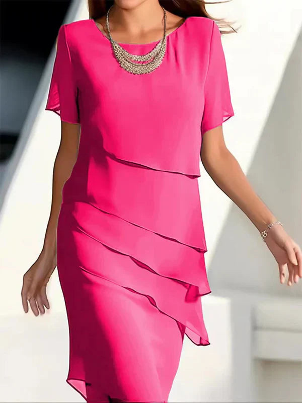 Georgina - Elegantes Sommerkleid mit Schichten