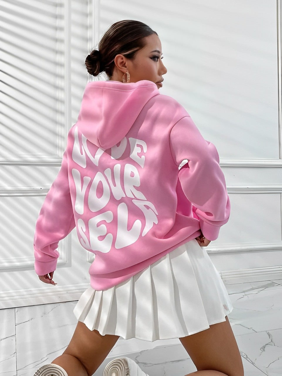 Daria – Gemusterter Hoodie mit hohem Tragekomfort