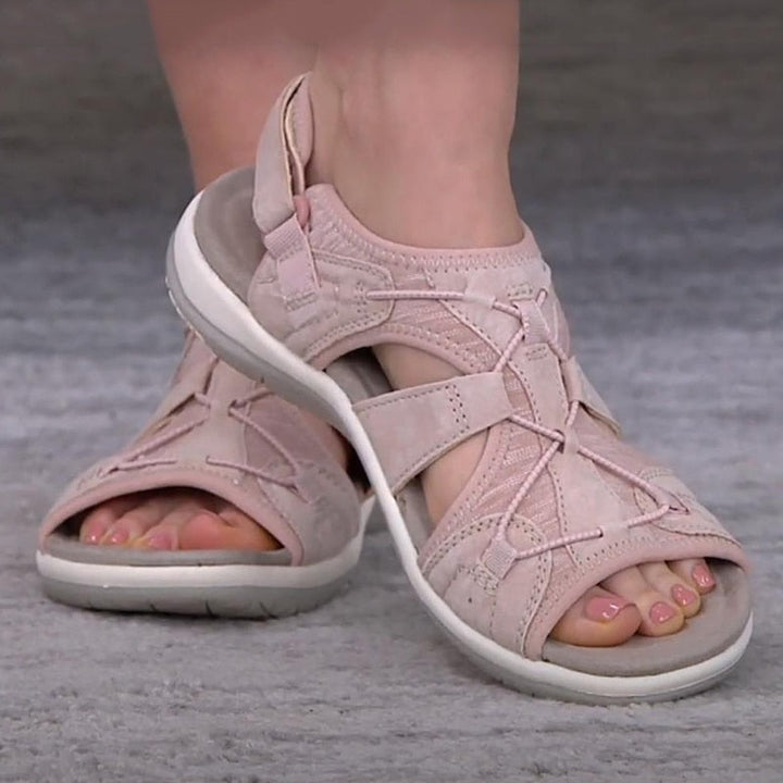 Orthopädische Sandalen mit Klettverschluss Riemen