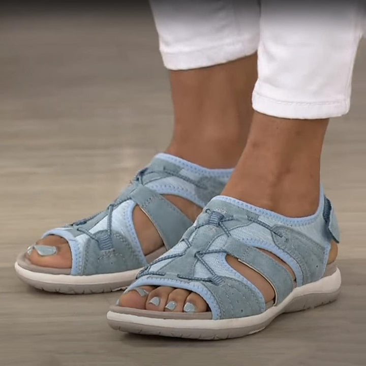 Orthopädische Sandalen mit Klettverschluss Riemen