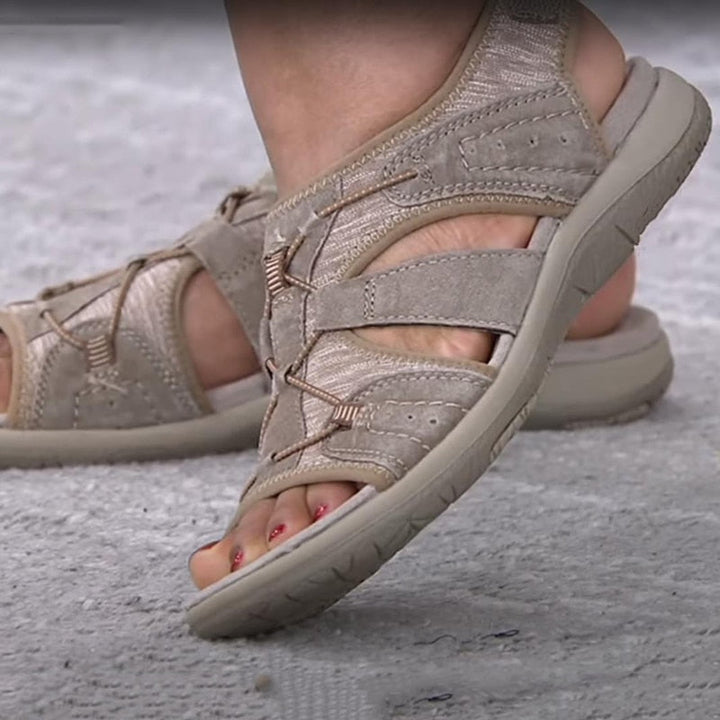 Orthopädische Sandalen mit Klettverschluss Riemen