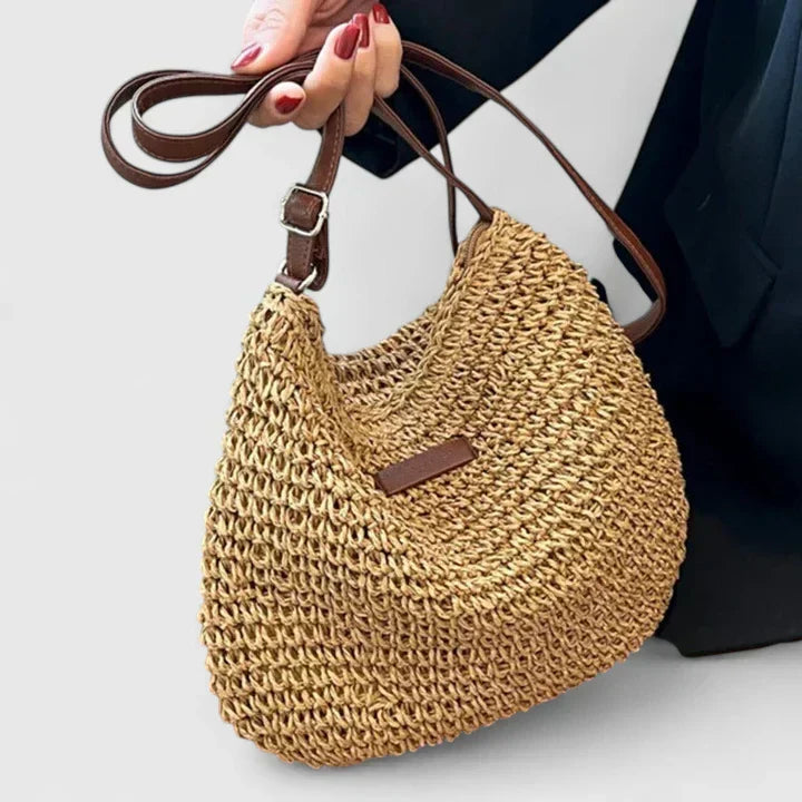 Sabine | Damen Schultertasche im natürlichen Stil