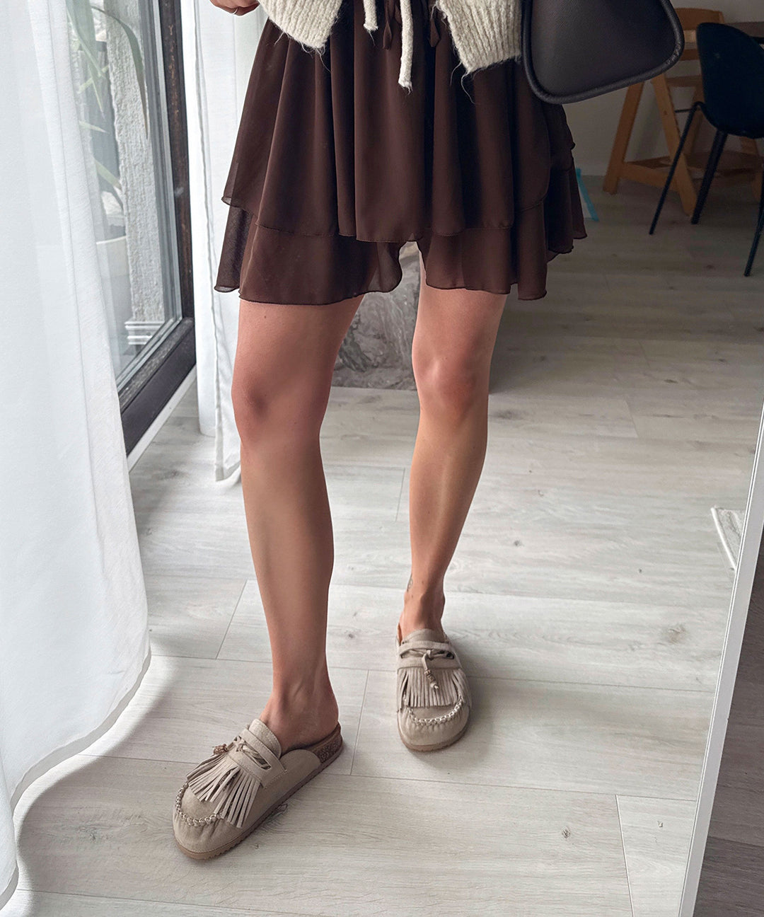 Pantoletten Rina Beige