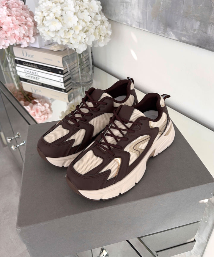 Sneaker Ronja Beige Braun Ladypolitan ♡