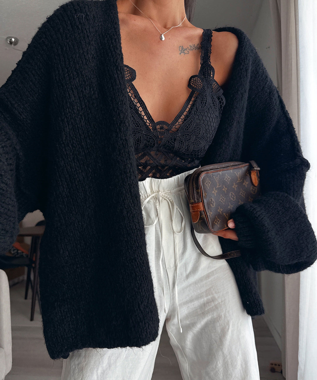Cardigan Ray Schwarz Ladypolitan ♡