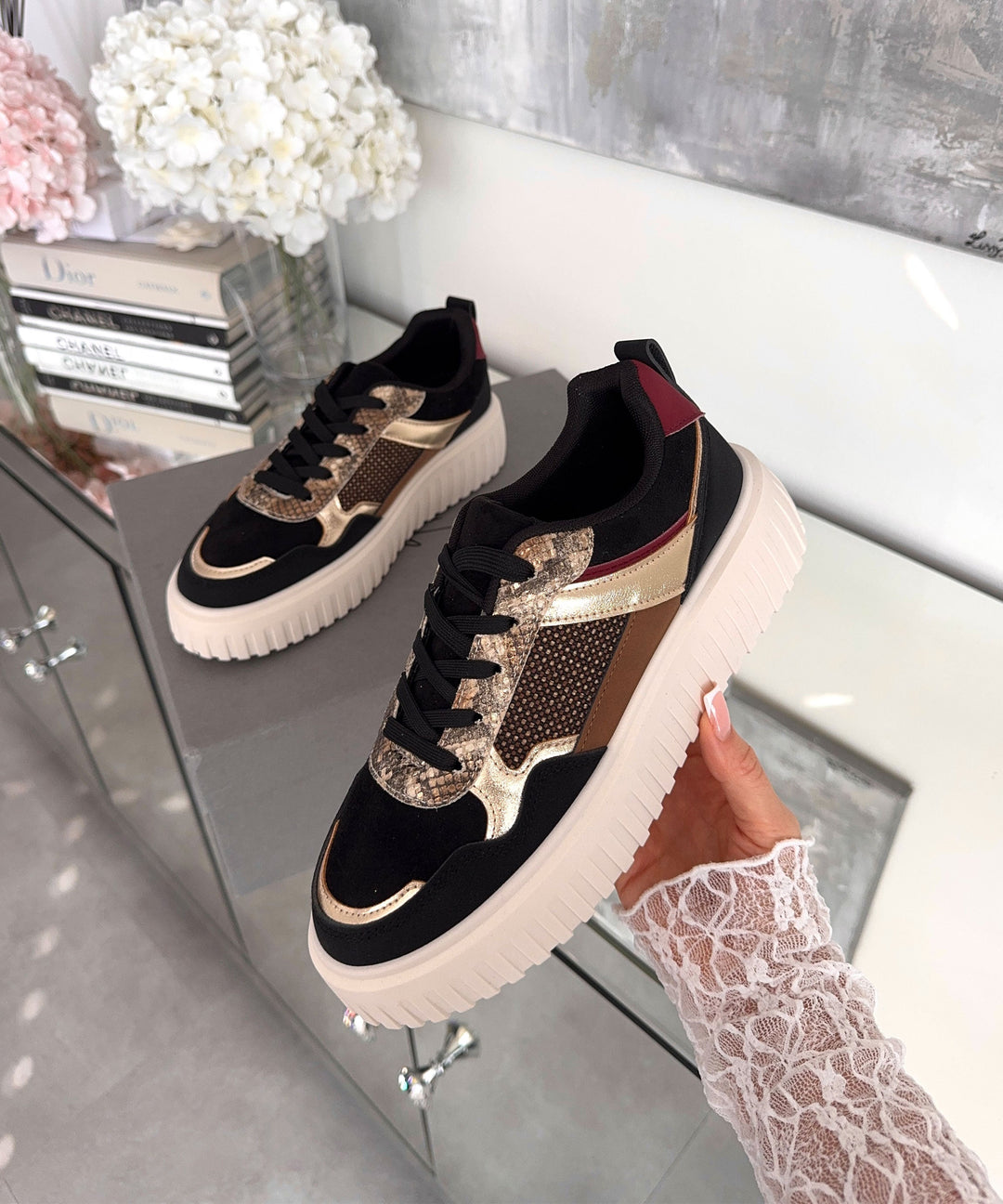 Sneaker Daria Schwarz Ladypolitan ♡