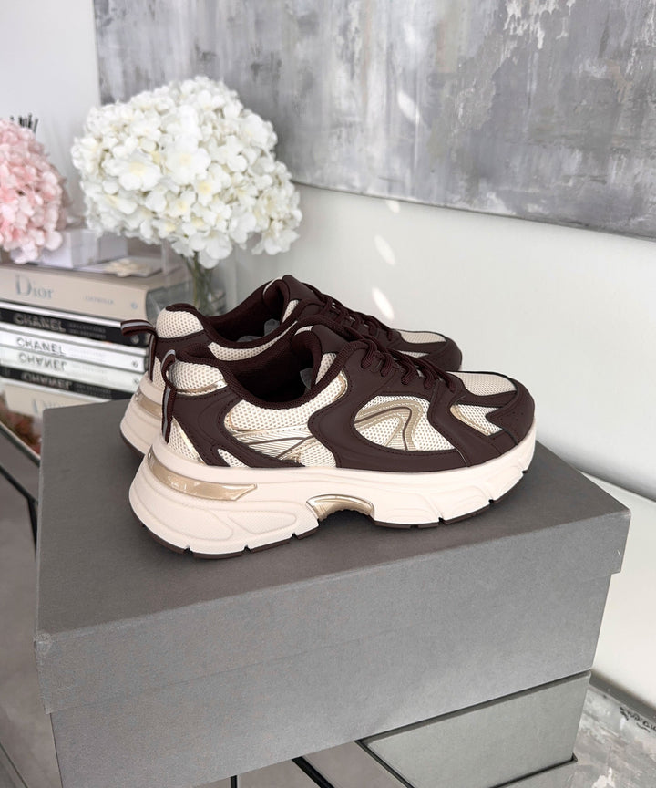 Sneaker Ronja Beige Braun Ladypolitan ♡