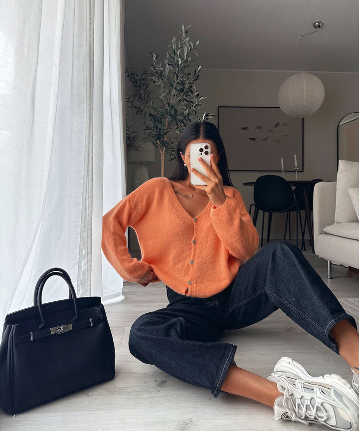 Cardigan Liz Orange