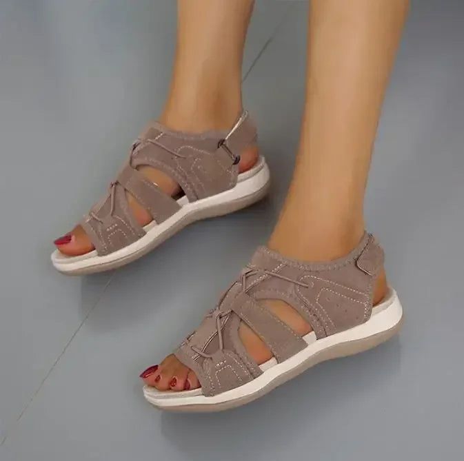 Orthopädische Sandalen mit Klettverschluss Riemen