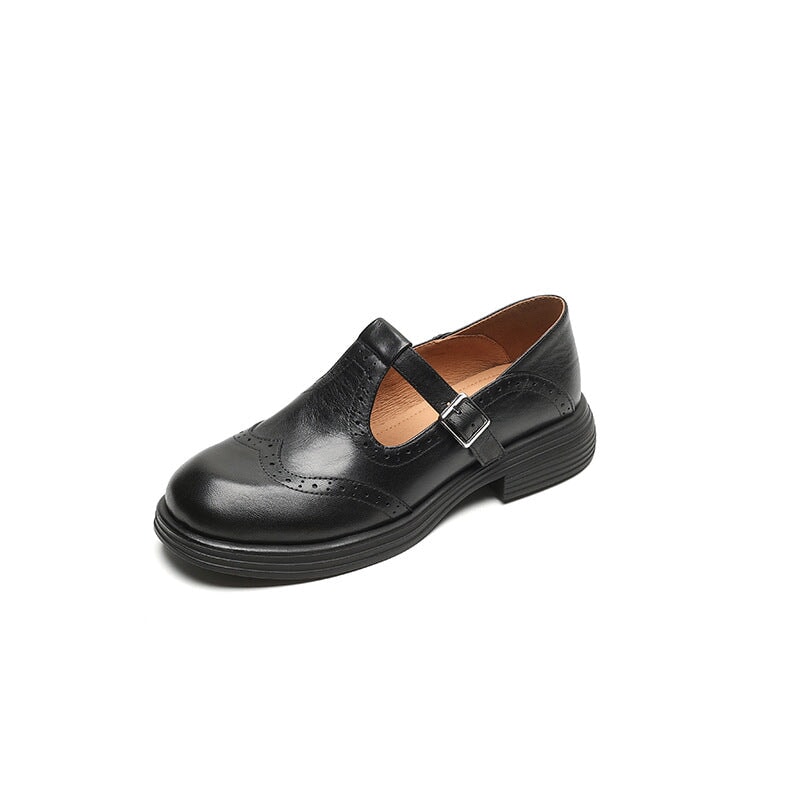 Eleganter Loafer Damen flach mit Riemen