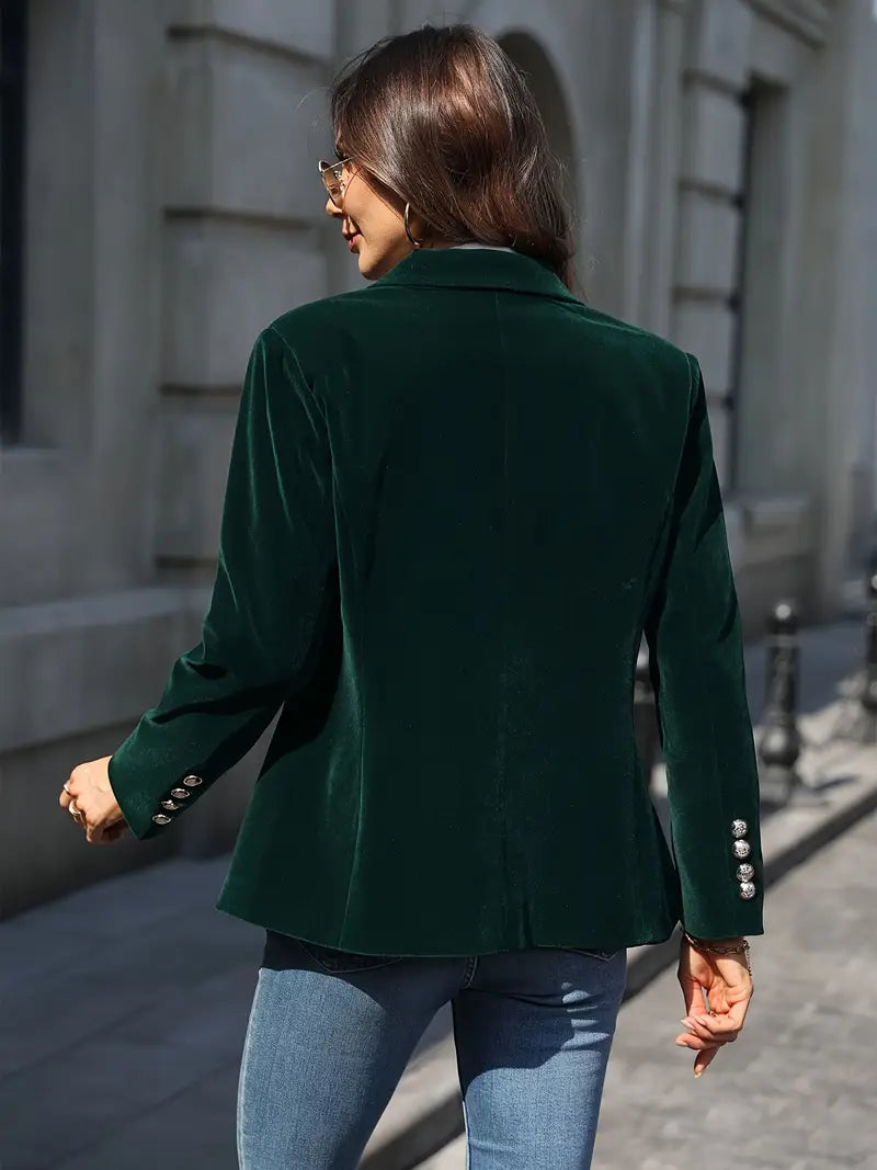 Eleganter Blazer Damen tailliert einreihig