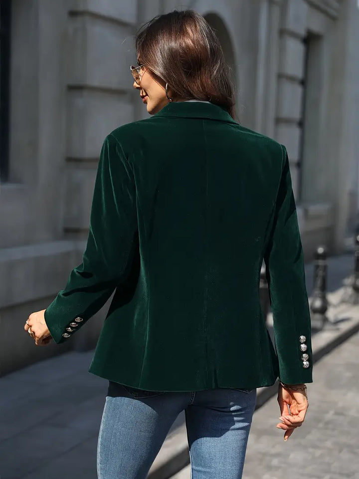 Eleganter Blazer Damen tailliert einreihig