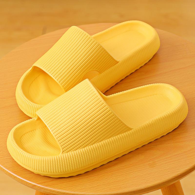 Badslipper für Damen und Herren mit dicker Sohle