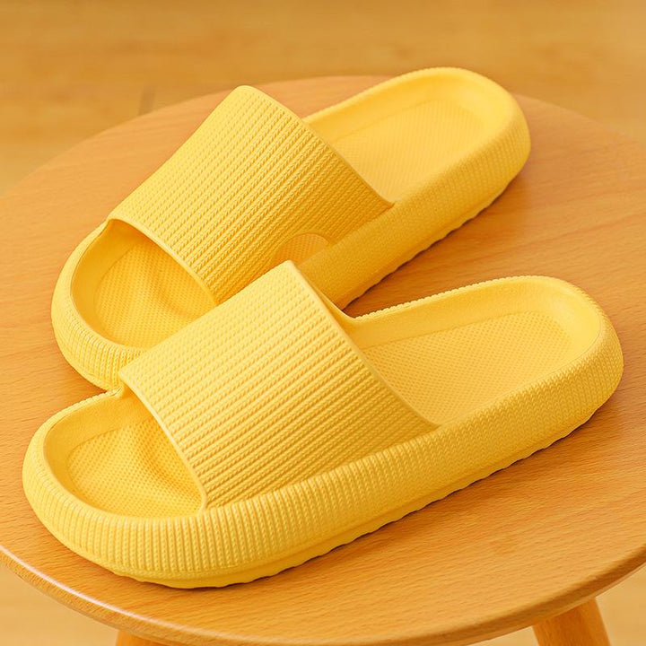 Badslipper für Damen und Herren mit dicker Sohle