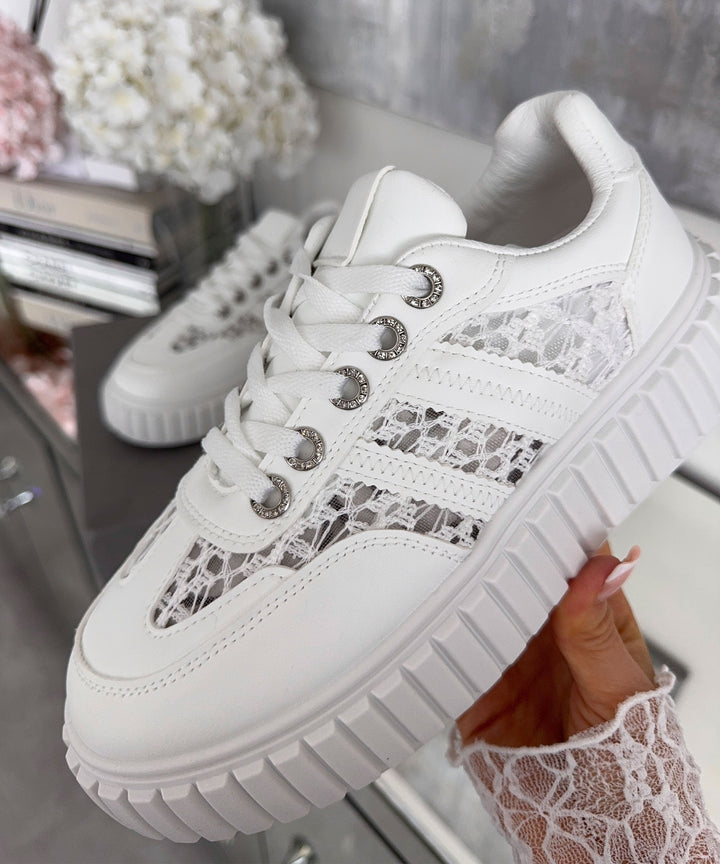 Sneaker Madeleine Weiß