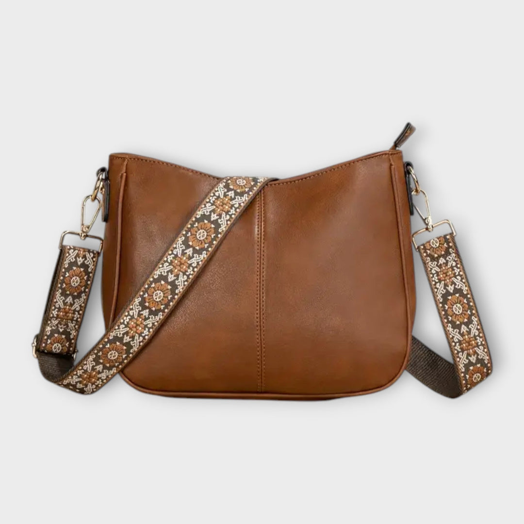 Leonie | Damen Schultertasche mit Boho-Akzent
