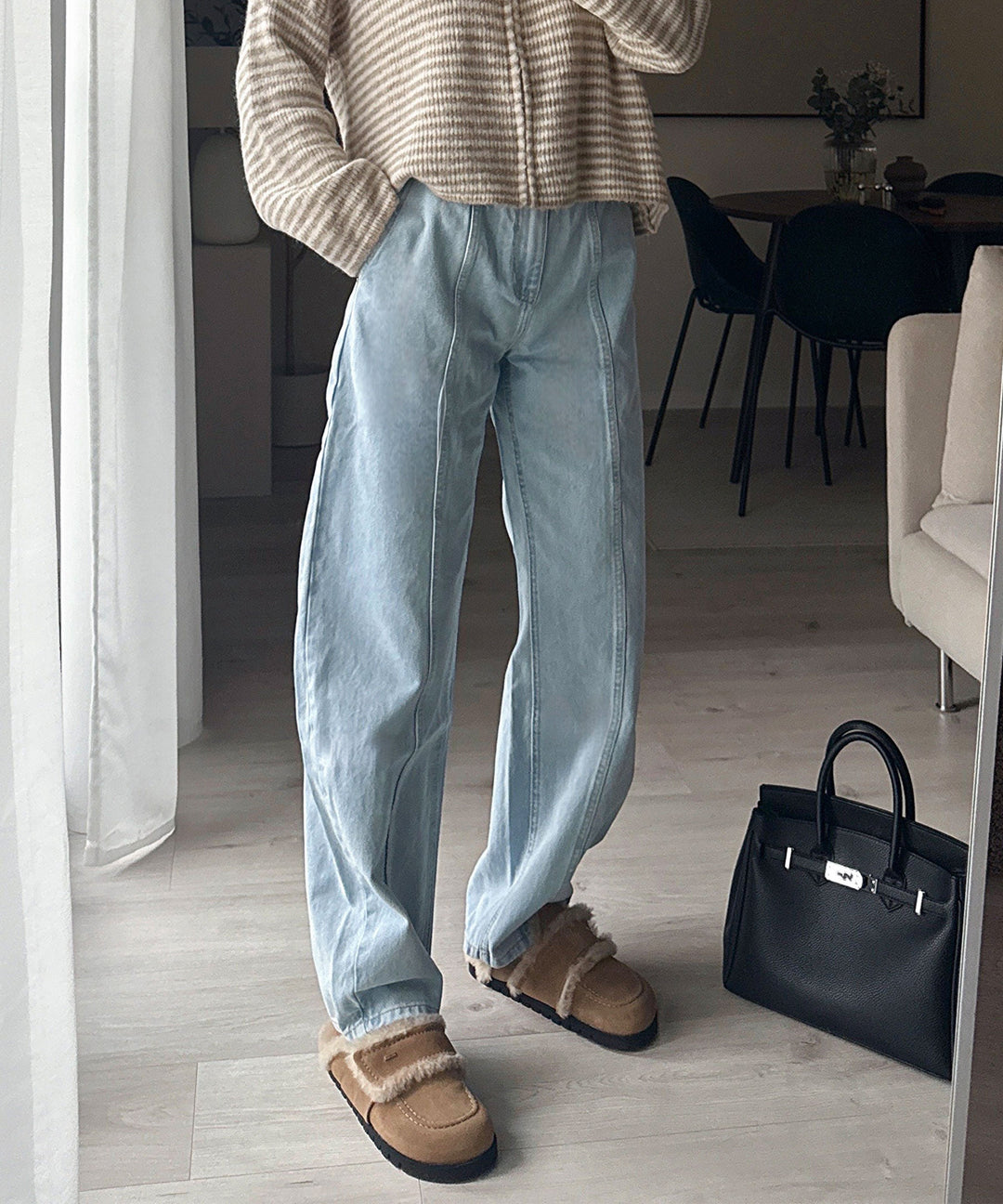 Barrel Jeans Kelia Hellblau Ladypolitan ♡