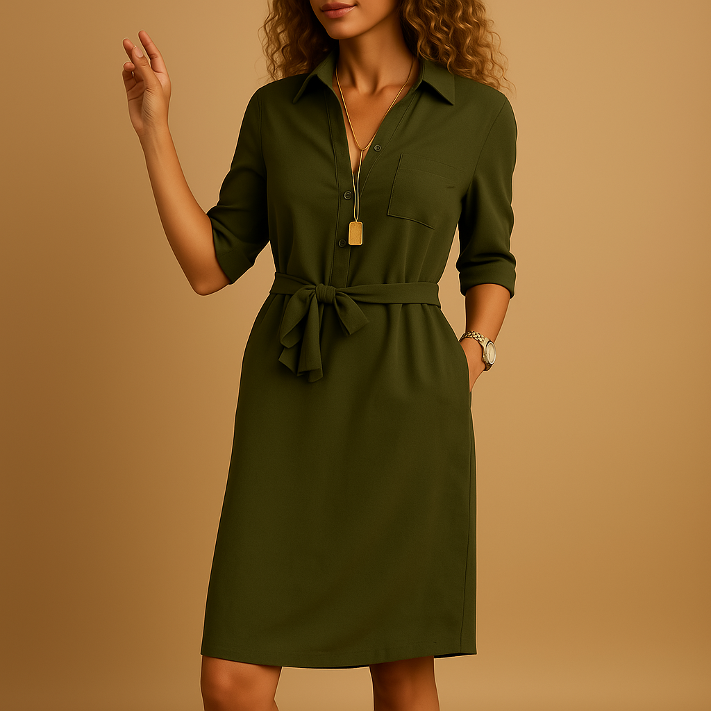 Damenkleid mit tailliertem Schnitt