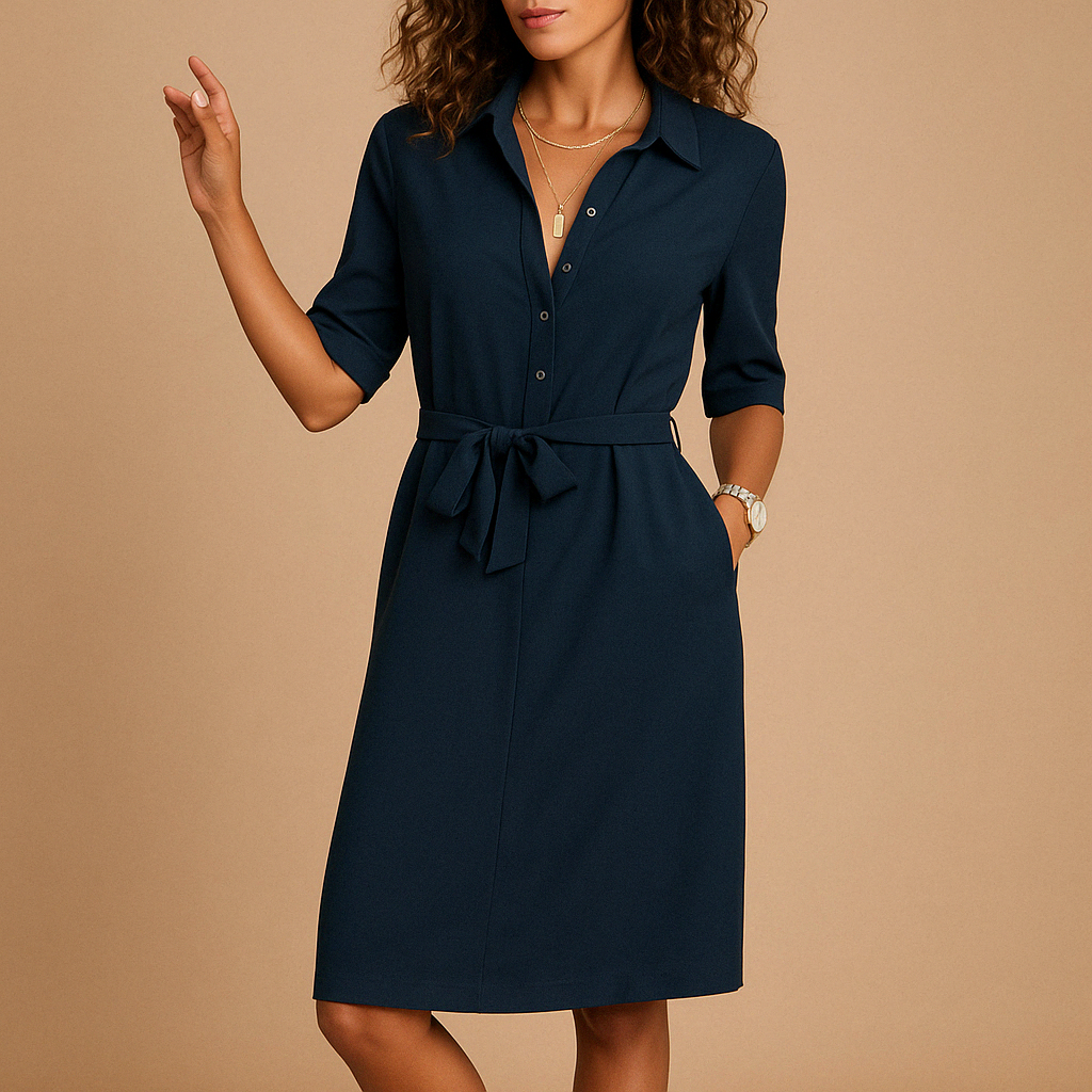 Damenkleid mit tailliertem Schnitt