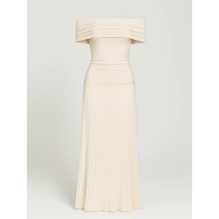Elira | Damen Maxi Kleid Für Hochzeitsgast Mit Falten Design