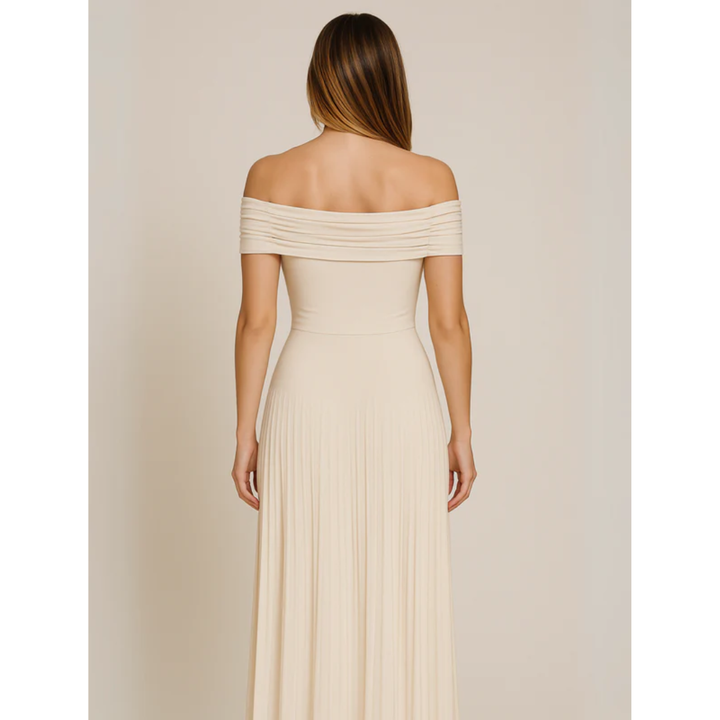 Elira | Damen Maxi Kleid Für Hochzeitsgast Mit Falten Design
