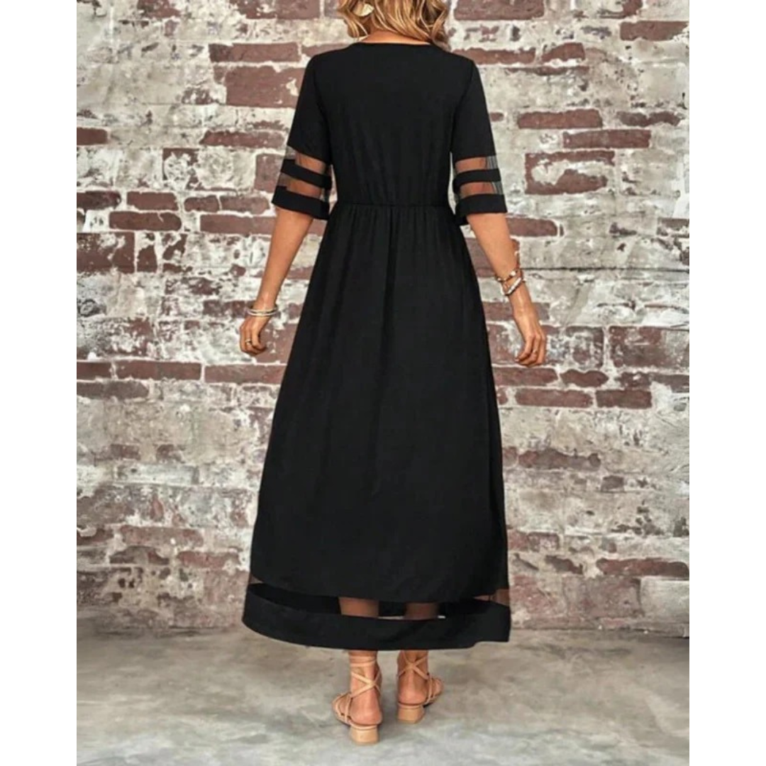 Emma | Damen Cocktail Abendkleid Midi Sommer