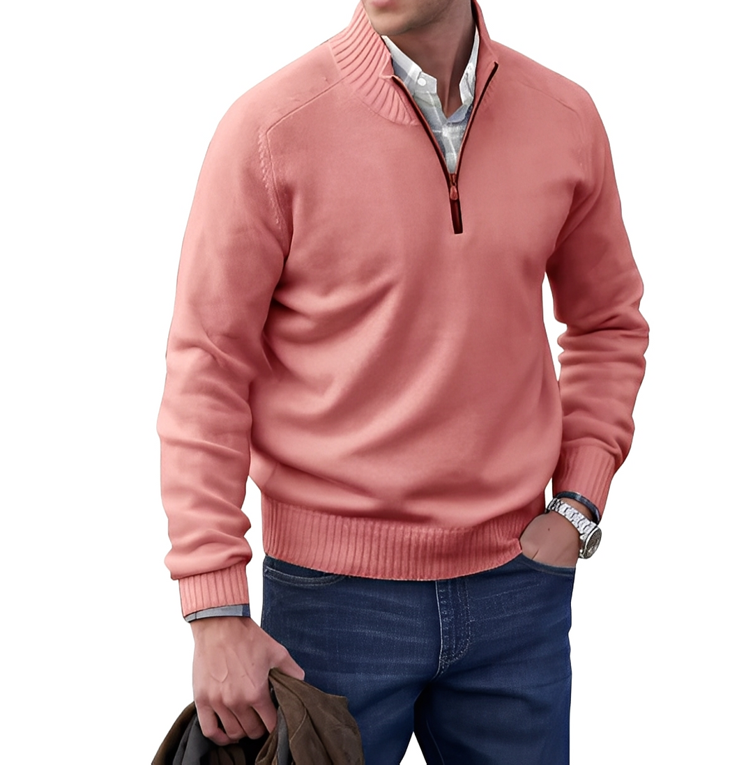 Gabriel - Herrenpullover mit Zipper