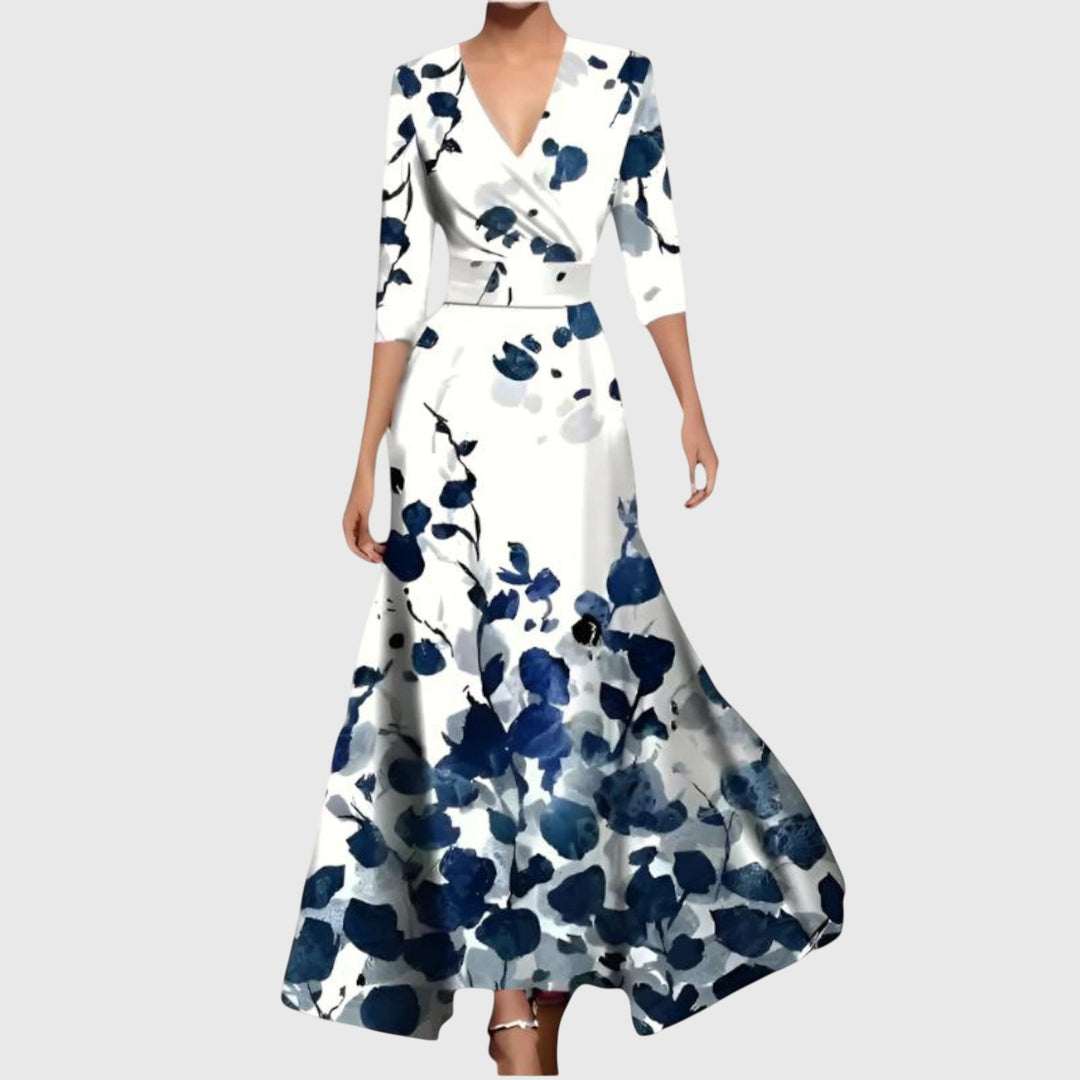 Damen-Maxikleid mit Schlitz