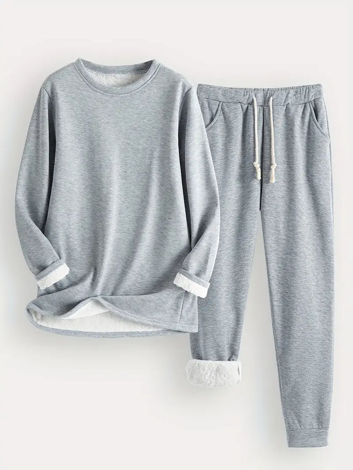 Elfriede | Damen Lässiges Winter-Loungewear-Set