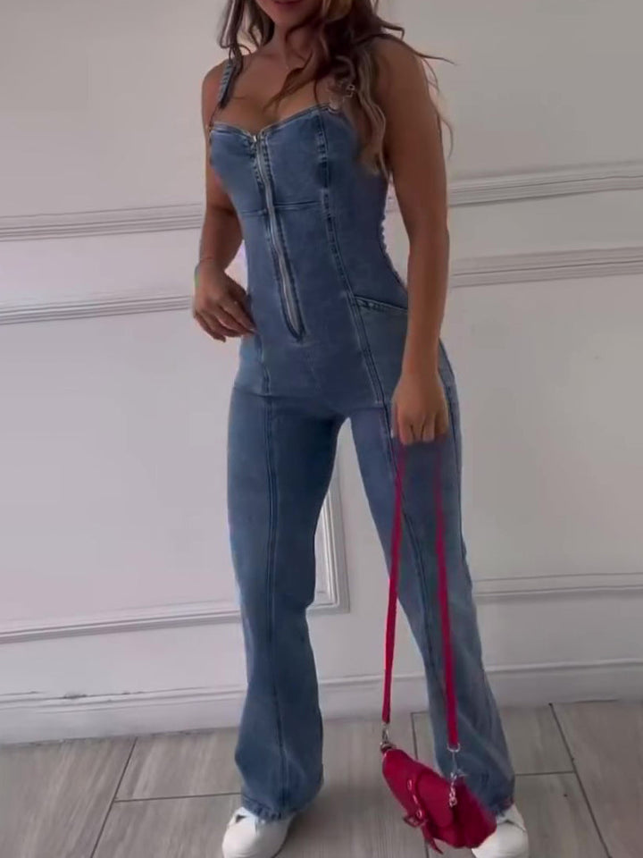 Marie – Stylish Denim Jumpsuit for Women - Image 5